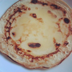 pancake veg con il miele