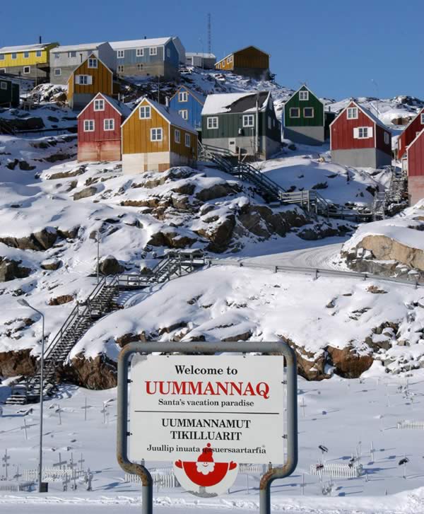 Uummannaq è la città dove vive Babbo Natale